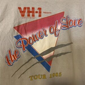 Vtg Air Supply The Power of Love 1985 Tour concert Anvil gray large t shirt